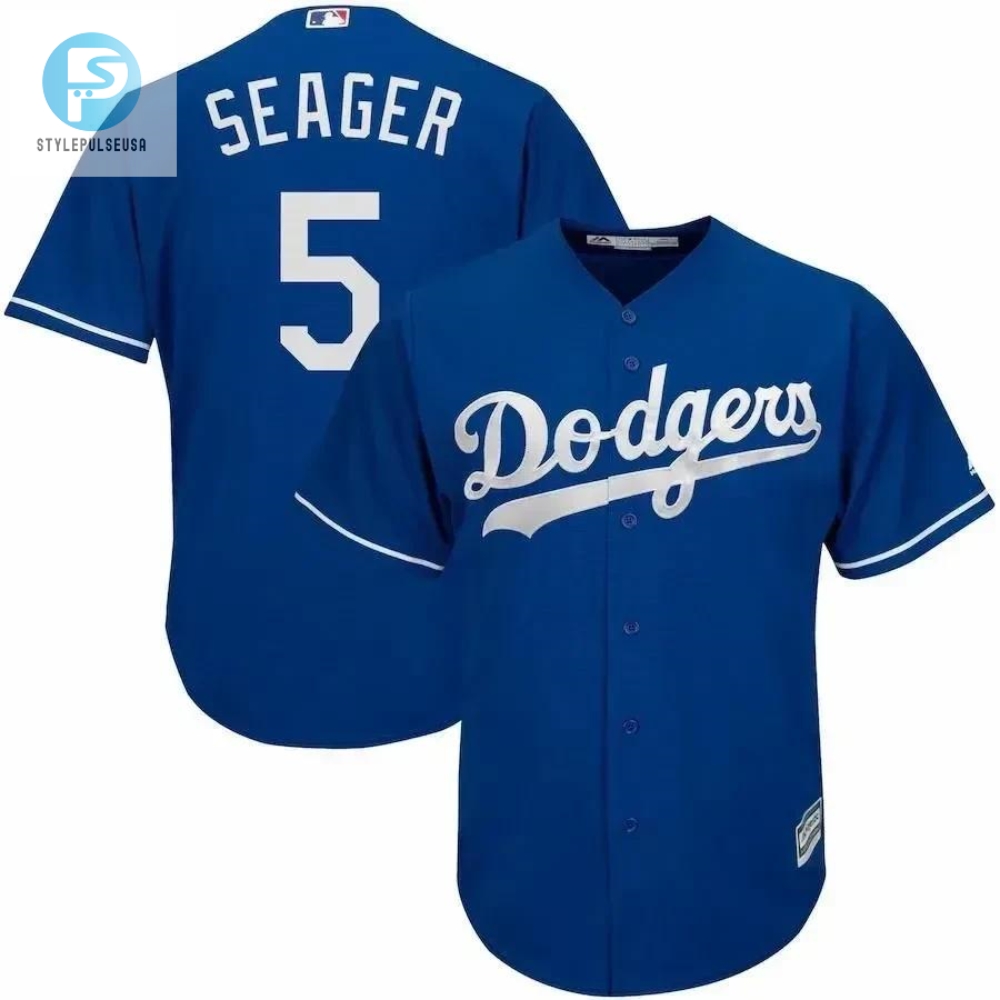 Corey Seager Los Angeles Dodgers Fashion Official Cool Base Player Jersey  Royal 