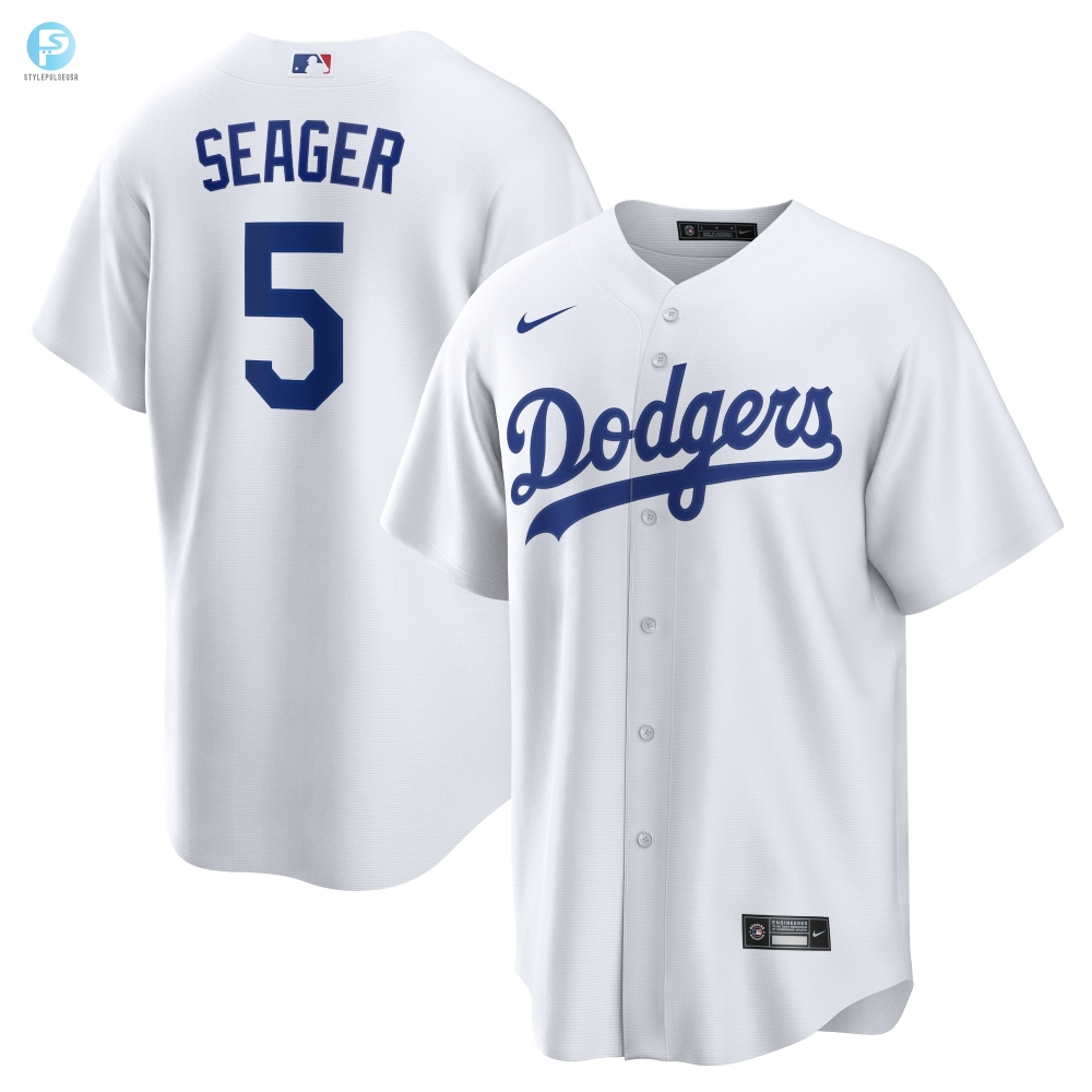 Corey Seager Los Angeles Dodgers Home Replica Player Name Jersey  White Mlb 