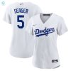 Corey Seager Los Angeles Dodgers Womens Home Replica Player Jersey White Mlb stylepulseusa 1