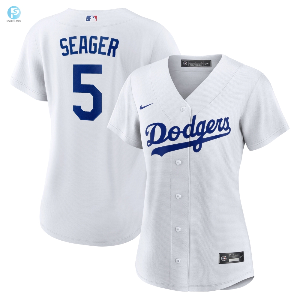 Corey Seager Los Angeles Dodgers Womens Home Replica Player Jersey  White Mlb 