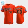 Custom 00 Little League Classic 202223 Baltimore Orioles Orange Alternate Jersey stylepulseusa 1