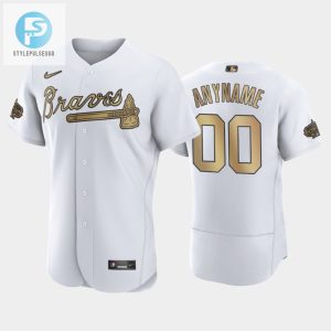 Custom 202223 Allstar Game Atlanta Braves Jersey White Jersey stylepulseusa 1 1