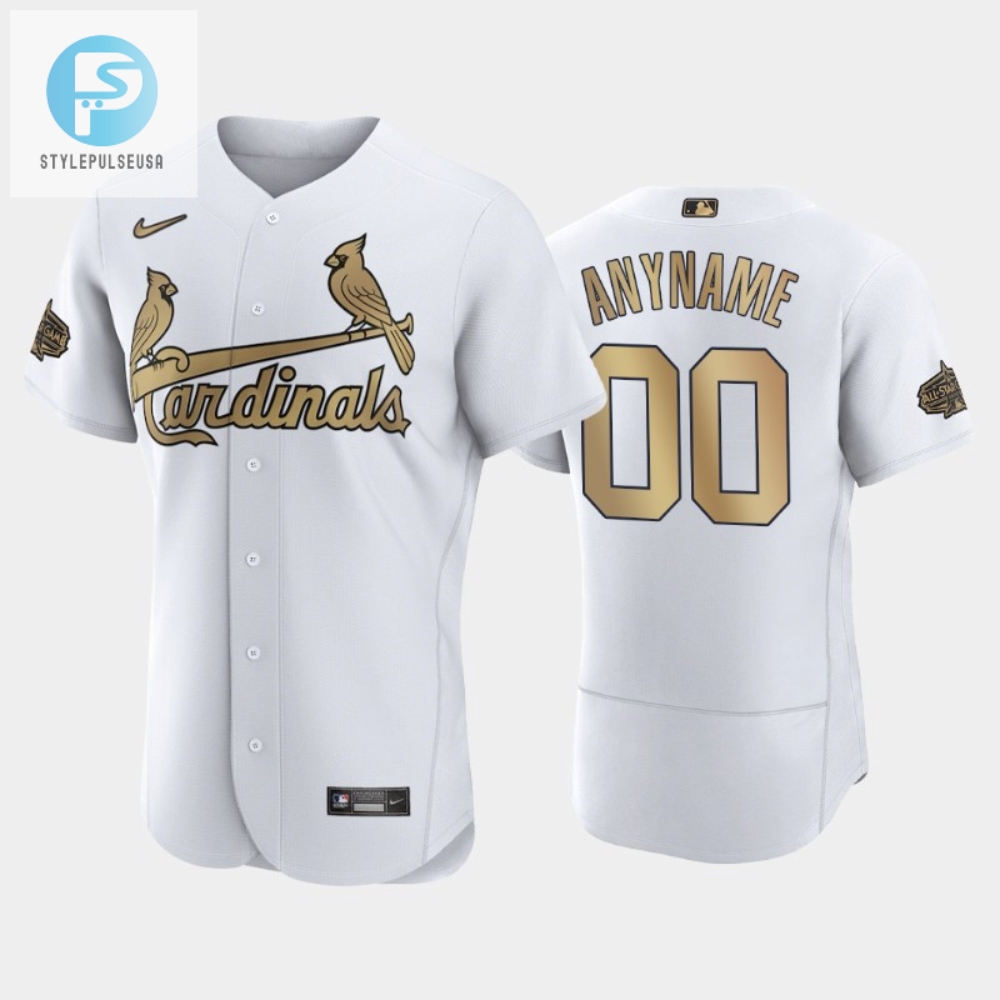 Custom 202223 Allstar Game St. Louis Cardinals White Jersey 