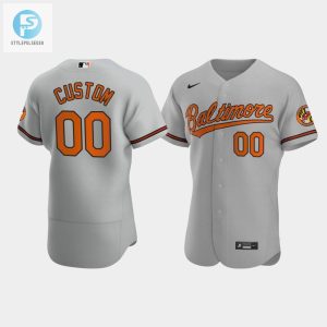 Custom Baltimore Orioles Gray Road Jersey stylepulseusa 1 1