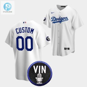 Custom Honor Vin Scully Los Angeles Dodgers White 00 Jersey stylepulseusa 1 1