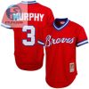 Dale Murphy Atlanta Braves Mitchell And Ness 1980 Authentic Cooperstown Collection Mesh Batting Practice Jersey Red Mlb stylepulseusa 1