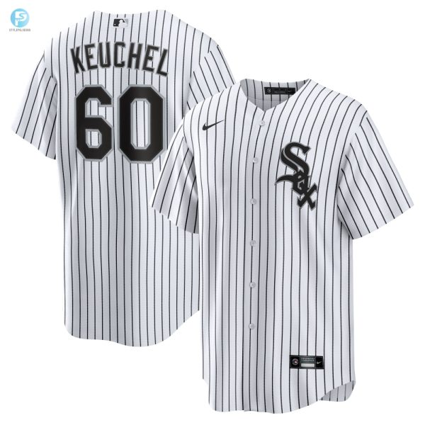 Dallas Keuchel Chicago White Sox Home Replica Player Jersey Whiteblack Mlb stylepulseusa 1 1