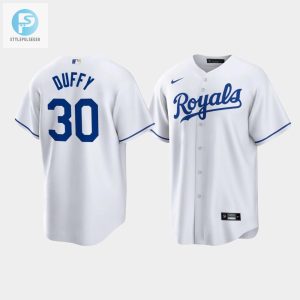 Danny Duffy 30 Kansas City Royals White Home Player Jersey stylepulseusa 1 1