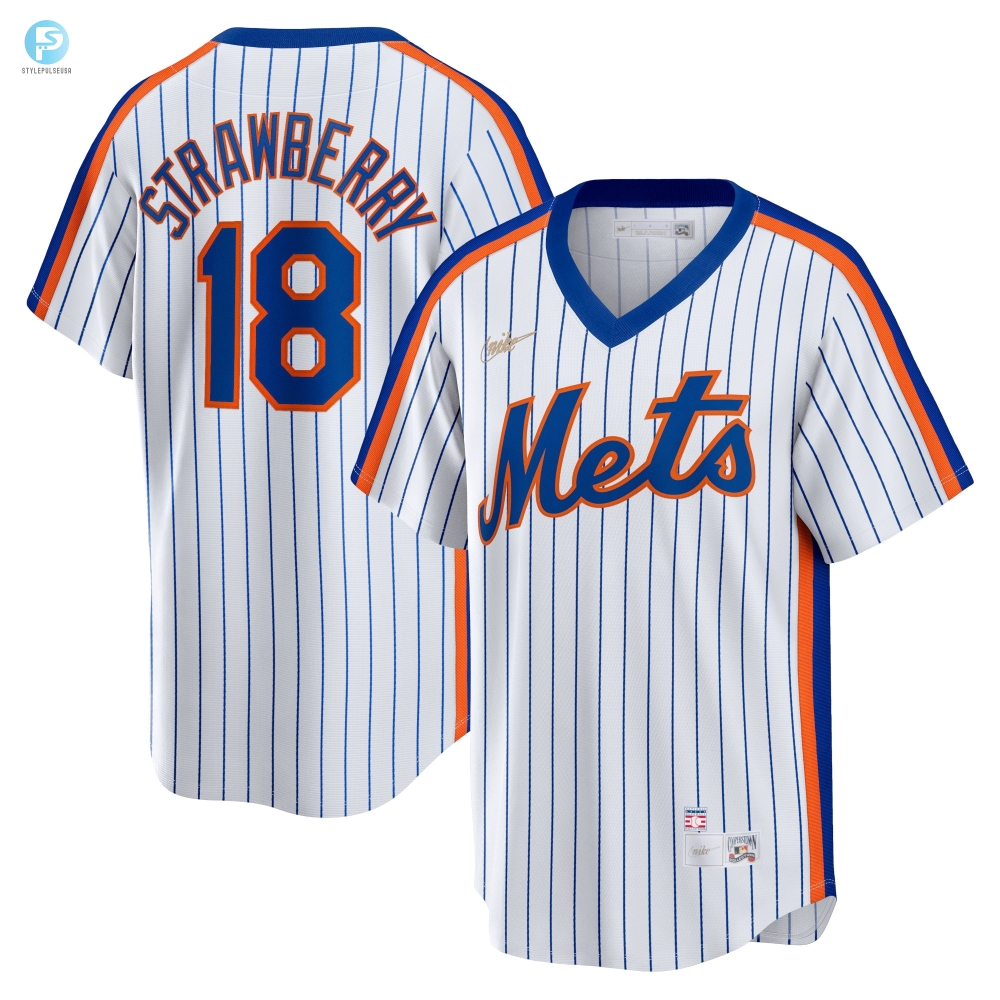 Darryl Strawberry New York Mets Home Cooperstown Collection Player Jersey  White Mlb 