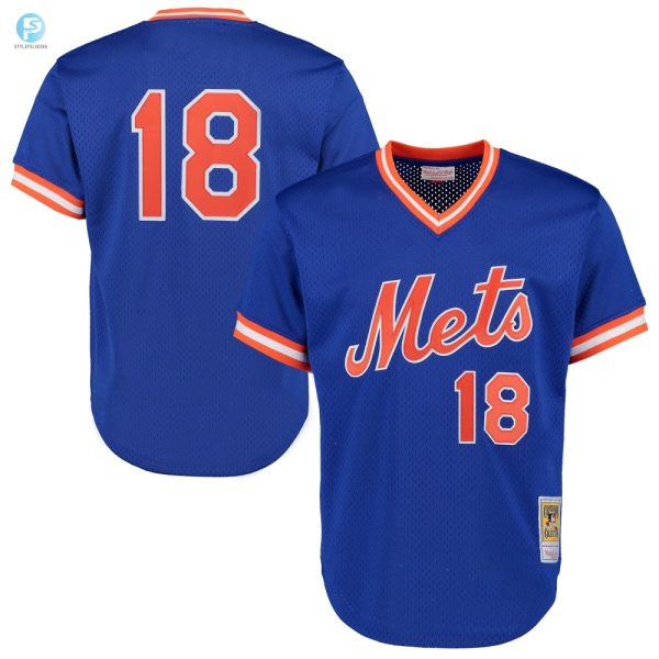 Darryl Strawberry New York Mets Mitchell Ness Cooperstown Mesh Batting Practice Jersey Royal Mlb stylepulseusa 1 1