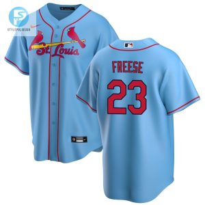 David Freese 23 St. Louis Cardinals Alternate Jersey Men Light Blue stylepulseusa 1 1