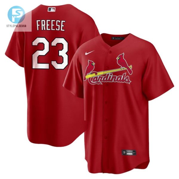 David Freese 23 St. Louis Cardinals Alternate Jersey Men Red stylepulseusa 1