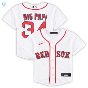 David Ortiz Boston Red Sox Toddler 2022 Hall Of Fame Team Replica Player Jersey White Mlb stylepulseusa 1 1