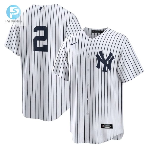 Derek Jeter 2 New York Yankees Men Jersey Whitenavy stylepulseusa 1 1