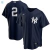 Derek Jeter New York Yankees Alternate Replica Player Jersey Navy Mlb stylepulseusa 1