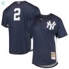 Derek Jeter New York Yankees Mitchell Ness Cooperstown Collection Mesh Batting Practice Jersey Navy Mlb stylepulseusa 1 1