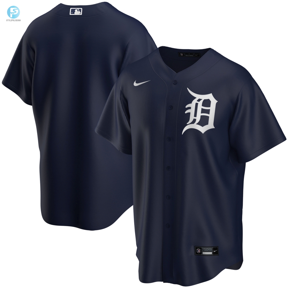 Get Roarganized Detroit Tigers Navy Replica Jersey