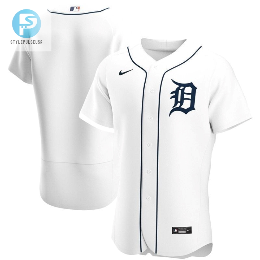 Detroit Tigers 2020 Mlb Personalized Custom White Custom Jersey 