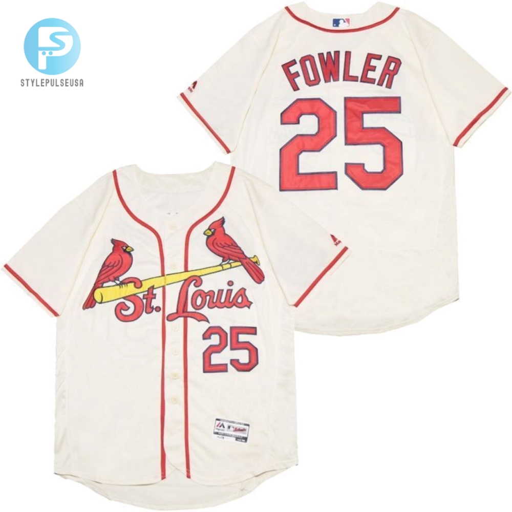 Dexter Fowler 25 St Louis Cardinals 2020 Mlb White Jersey 