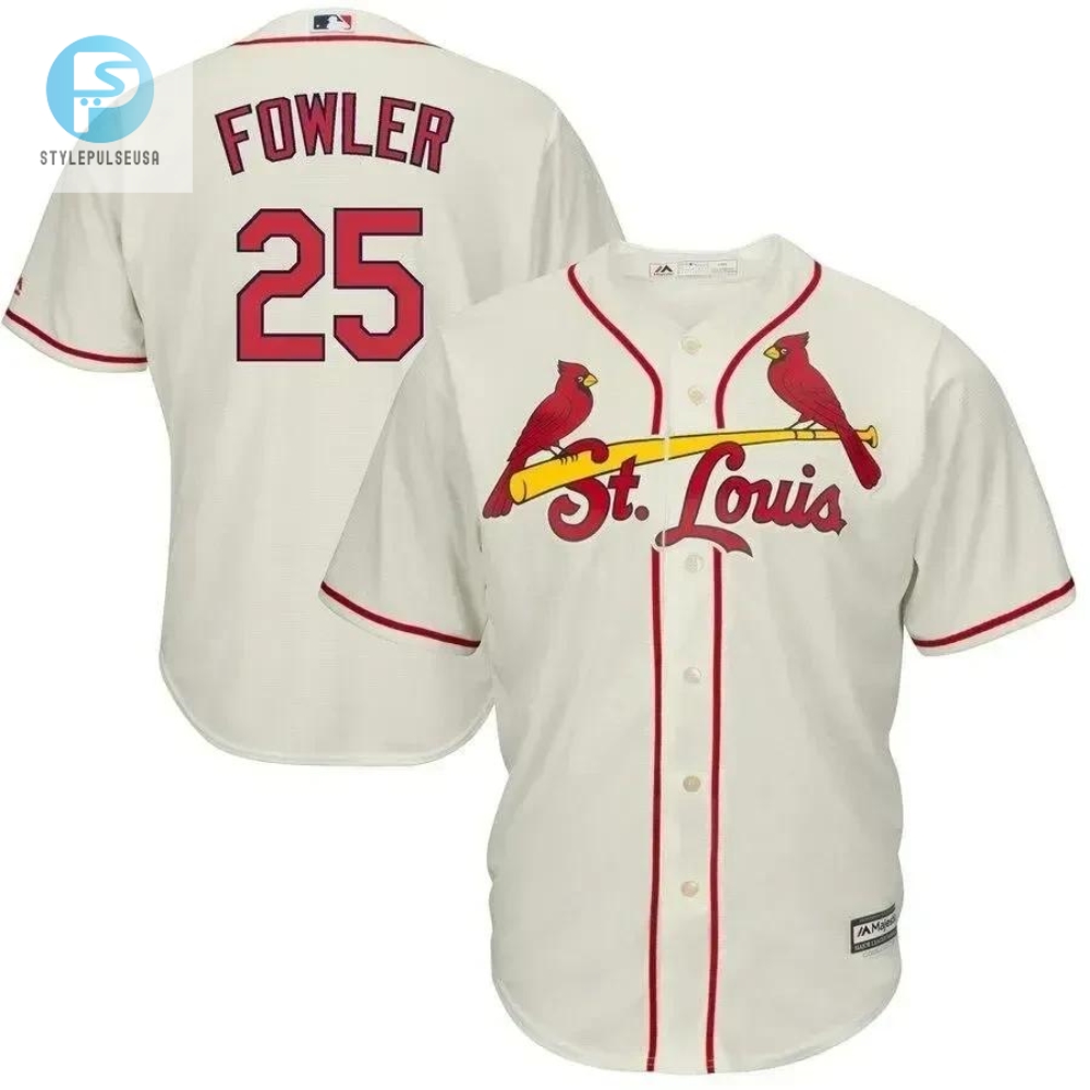 Dexter Fowler St. Louis Cardinals Alternate Cool Base Jersey  Cream 