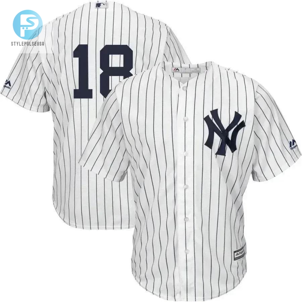 Didi Gregorius New York Yankees Home Official Cool Base Player Jersey  White 