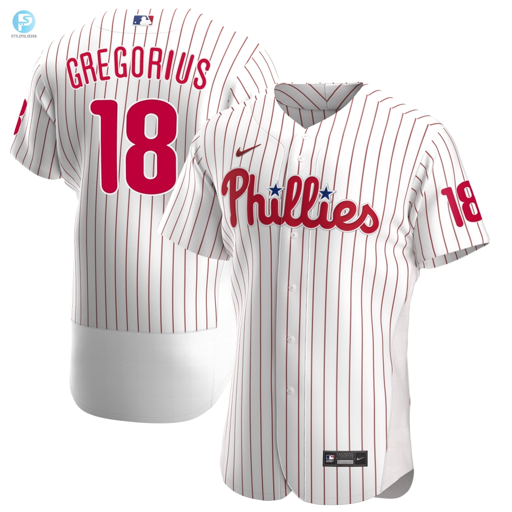 Didi Gregorius Philadelphia Phillies Home Authentic Player Jersey  White Mlb 