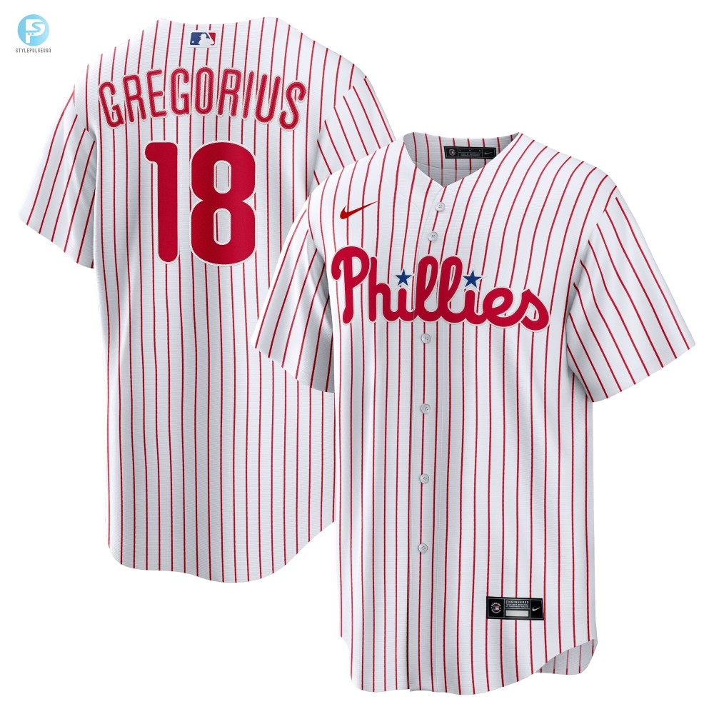 Didi Gregorius Philadelphia Phillies Home Replica Player Name Jersey  White Mlb 