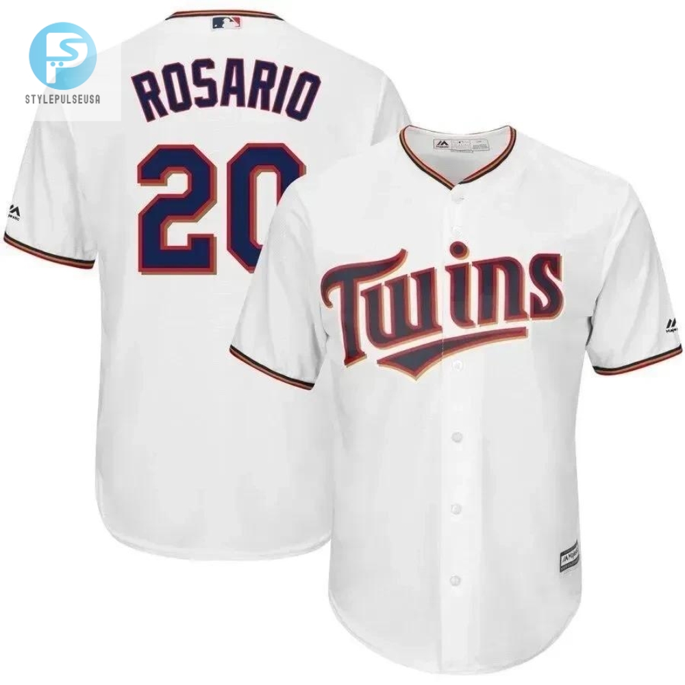 Eddie Rosario Minnesota Twins Alternate Cool Base Player Jersey  White 