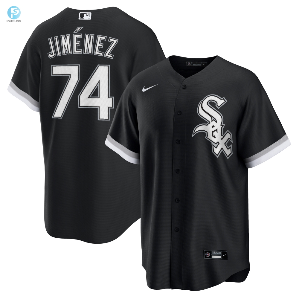 Eloy Jimenez Chicago White Sox Alternate Replica Player Name Jersey Black Mlb 