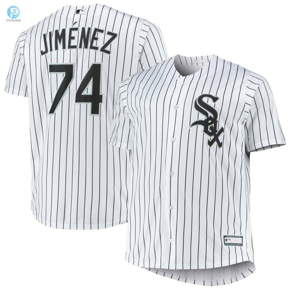 Eloy Jimenez Chicago White Sox Big  Tall Replica Player Jersey  White Mlb 