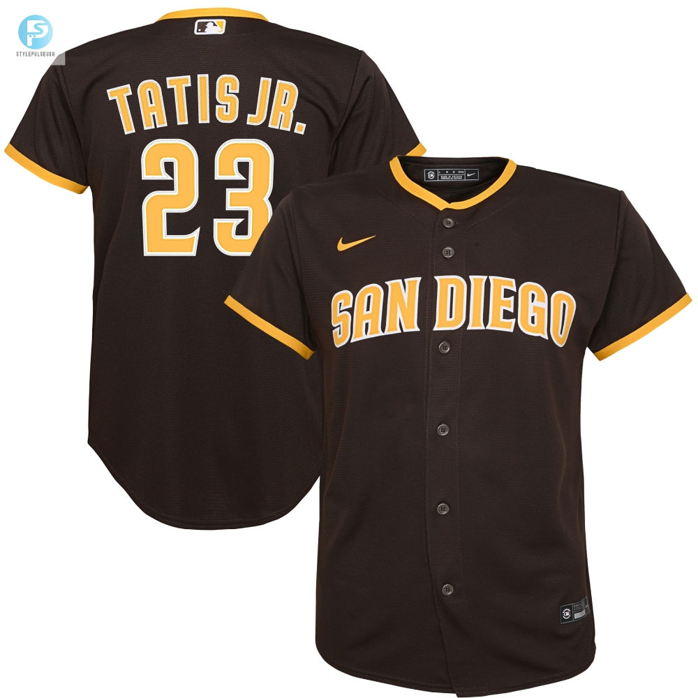 Fernando Tatis Jr. San Diego Padres Road Replica Player Jersey  Brown Mlb 