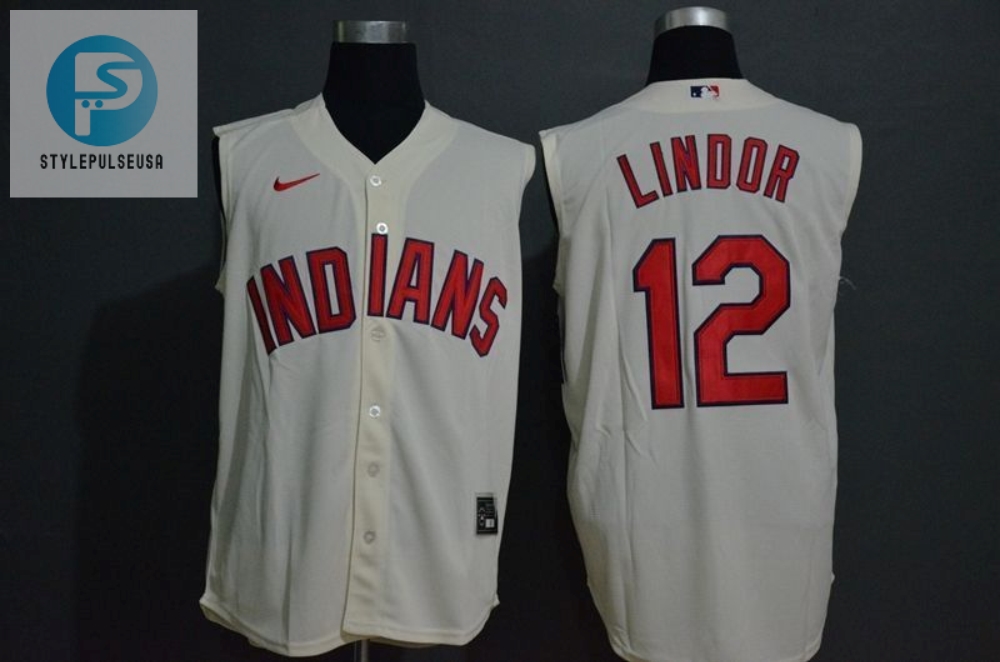 Francisco Lindor 12 2020 Mlb White Jersey A13 