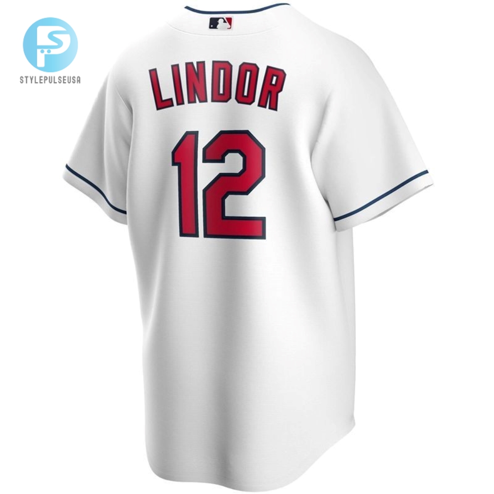 Francisco Lindor 12 2020 Mlb White Jersey A15 