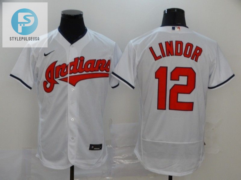 Francisco Lindor 12 2020 Mlb White Jersey A19 