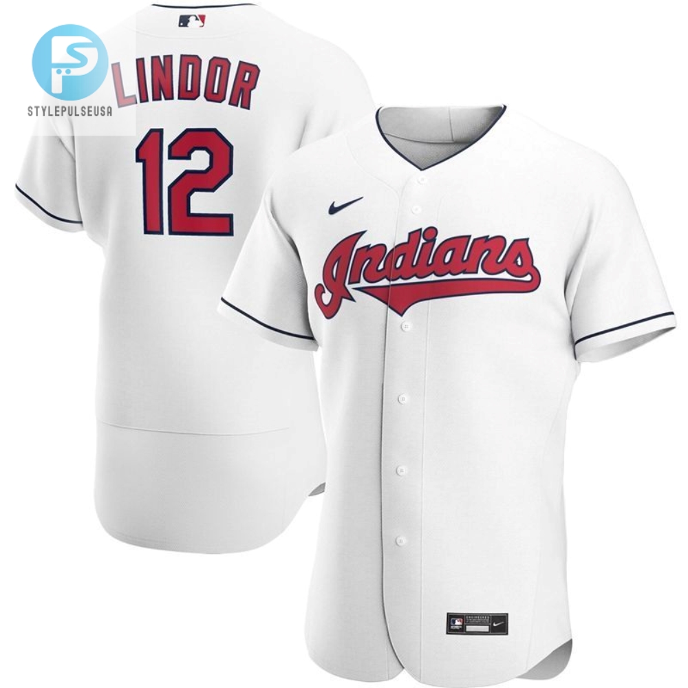 Francisco Lindor 12 2020 Mlb White Jersey A3 