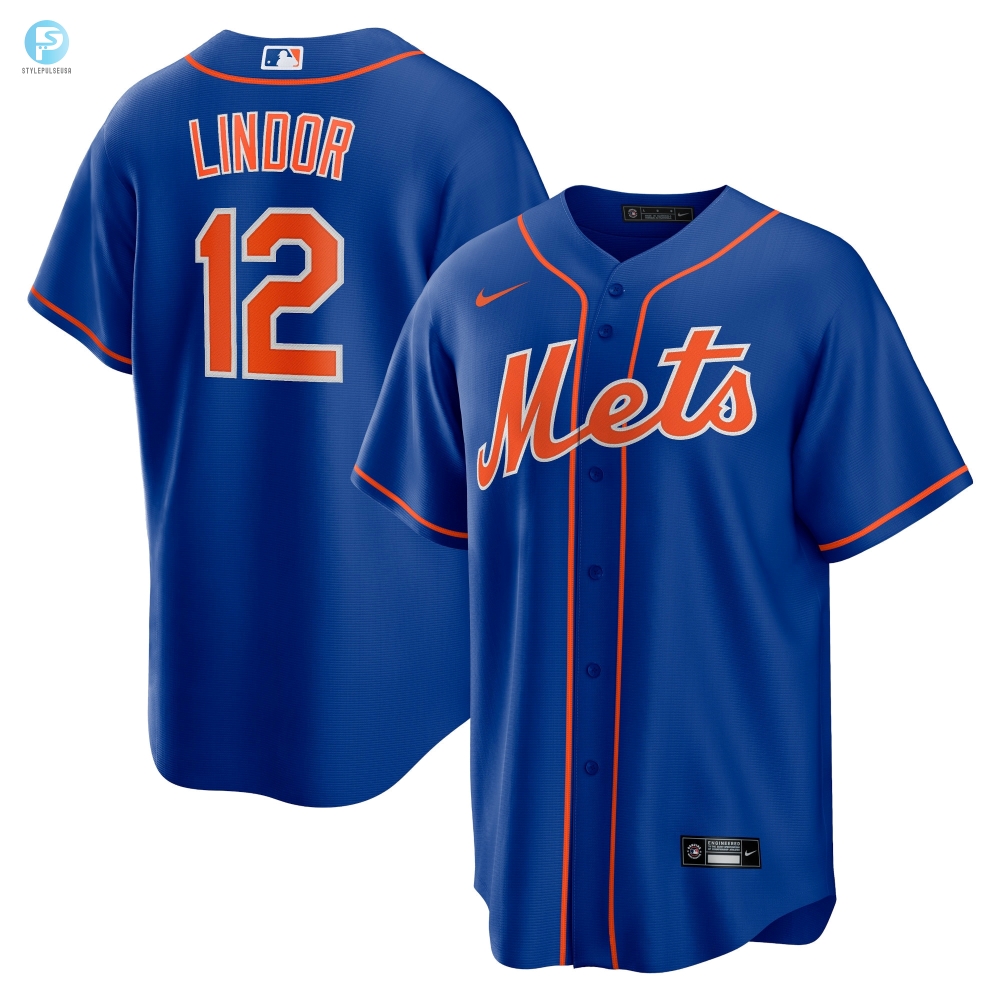 Francisco Lindor New York Mets Alternate Replica Player Jersey  Royal Mlb 