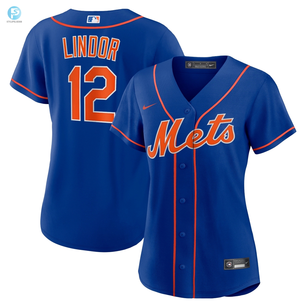 Francisco Lindor New York Mets Womens Alternate Replica Player Jersey  Royal Mlb 