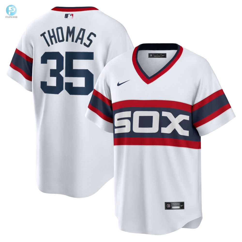 Frank Thomas Chicago White Sox Home Cooperstown Collection Player Jersey  White Mlb 