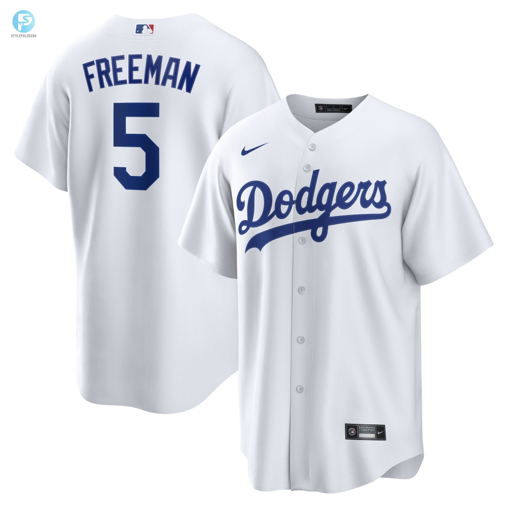 Freddie Freeman Los Angeles Dodgers Replica Player Jersey  White Mlb 