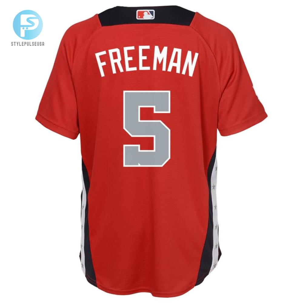 Freddie Freeman National League Majestic Youth 2018 Mlb Allstar Game Home Run Derby Player Jersey  Red 