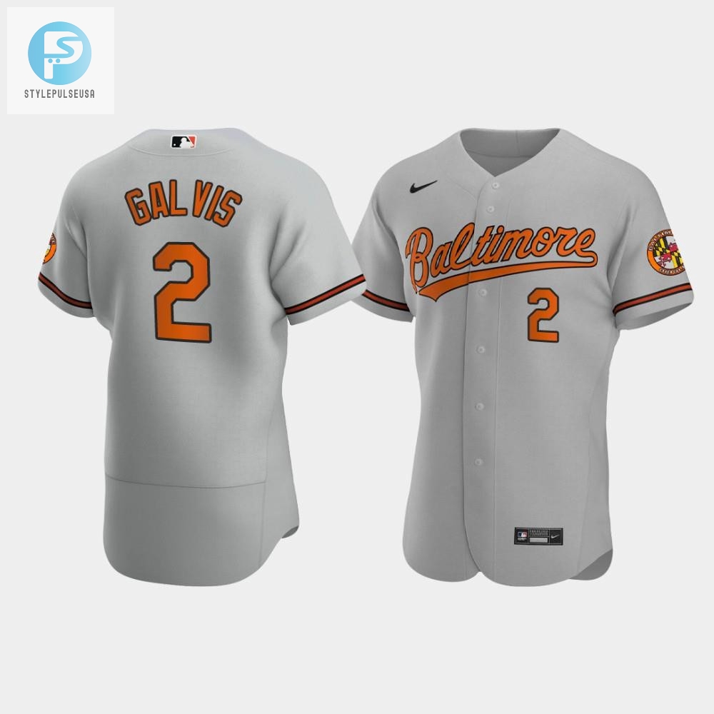 Freddy Galvis 2 Baltimore Orioles Gray Road Jersey 