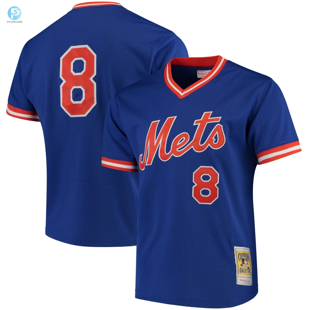 Gary Carter New York Mets Mitchell  Ness Batting Practice Jersey  Royal Mlb 