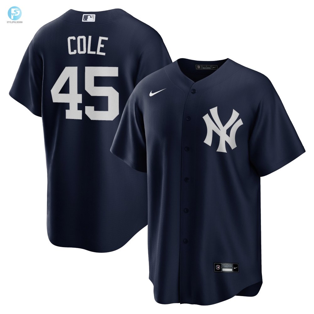 Gerrit Cole New York Yankees Alternate Replica Player Name Jersey  Navy Mlb 