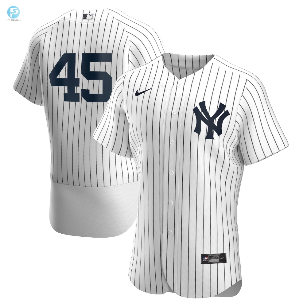 Gerrit Cole New York Yankees Home Authentic Player Jersey  White Mlb 