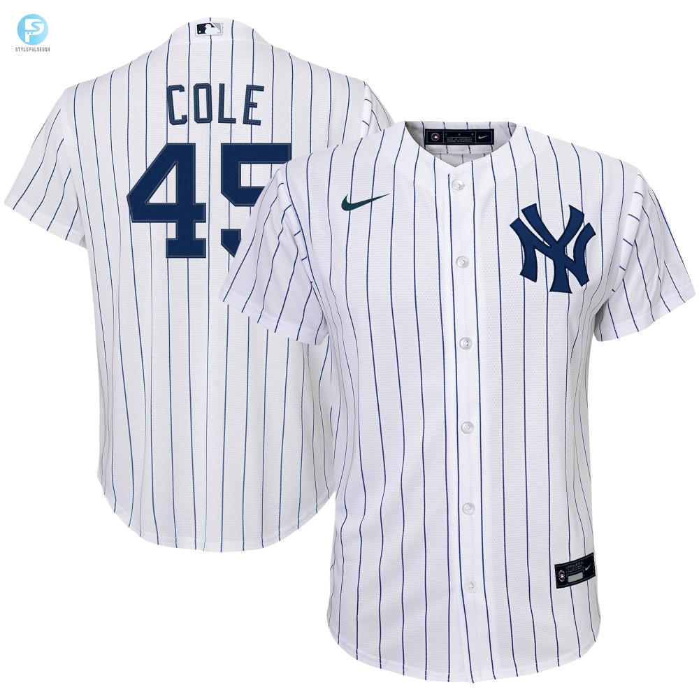 Gerrit Cole New York Yankees Home Replica Player Jersey  White Mlb 