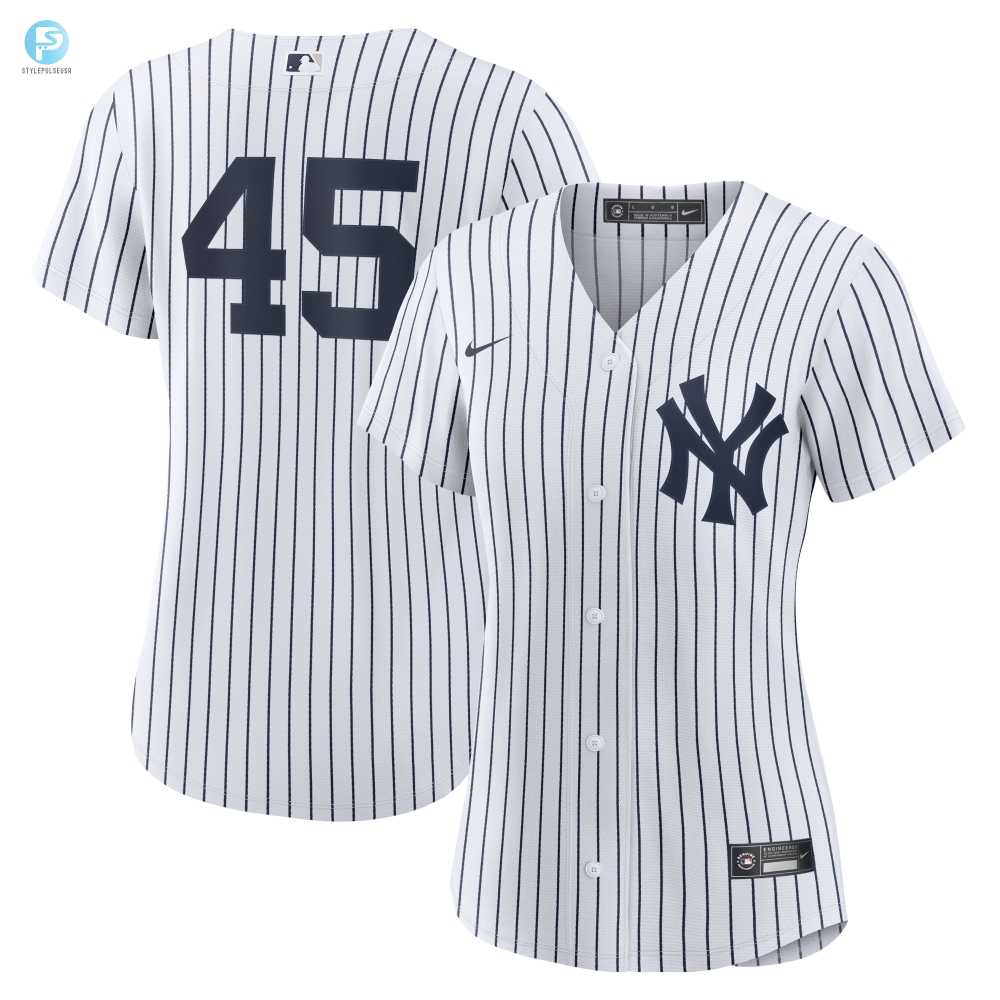 Gerrit Cole New York Yankees Womens Home Replica Player Jersey White Mlb 