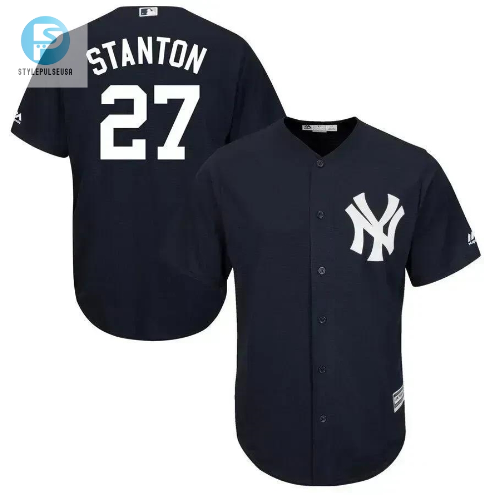 Giancarlo Stanton New York Yankees Cool Base Player Jersey  Navy 