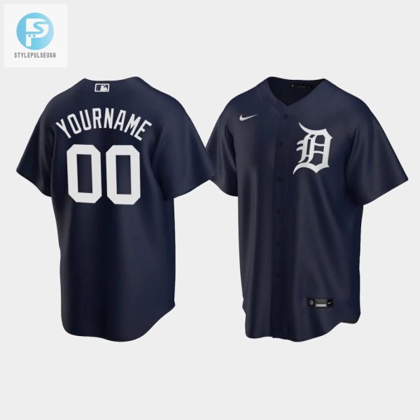 Homerun Style Custom Navy Tigers Jersey Be The Mvp stylepulseusa 1