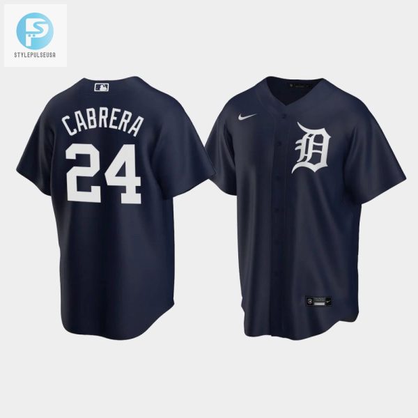 Hit A Homerun In Style With Cabreras Navy Jersey stylepulseusa 1