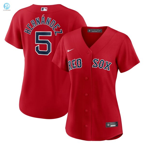 Red Sox Chic Funny Fierce Female Fan Jersey Go Hernandez stylepulseusa 1